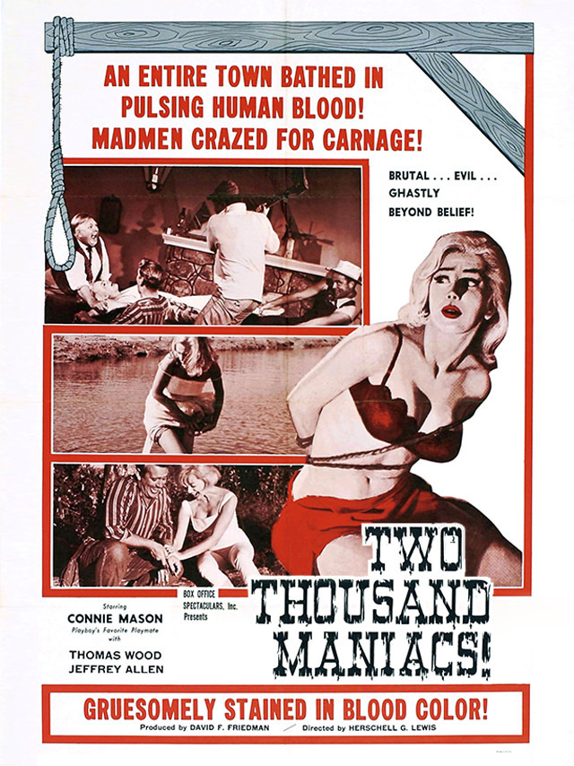 2000 MANIACS | TWO THOUSAND MANIACS | 1964